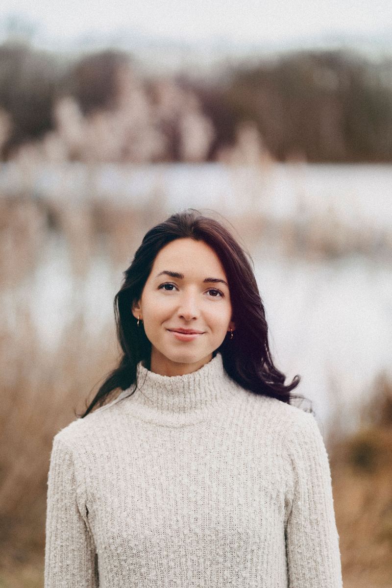 Zsofia Kelemen by the water